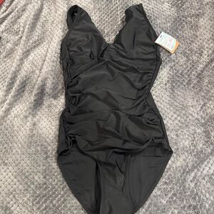 Shade-shore Women's Black Swimsuit-one-piece